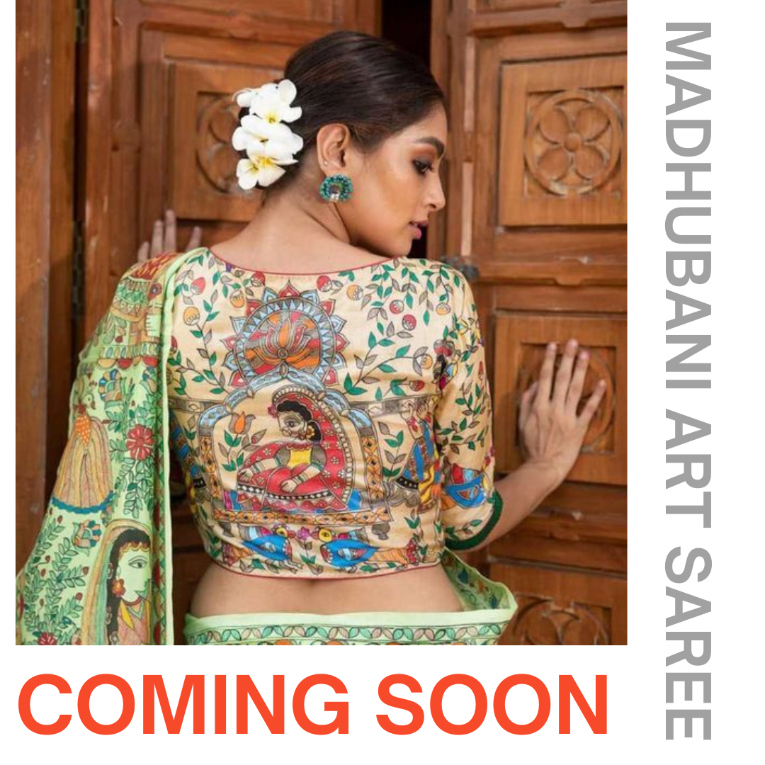 Madhubani Painting Saree – Coming Soon!
