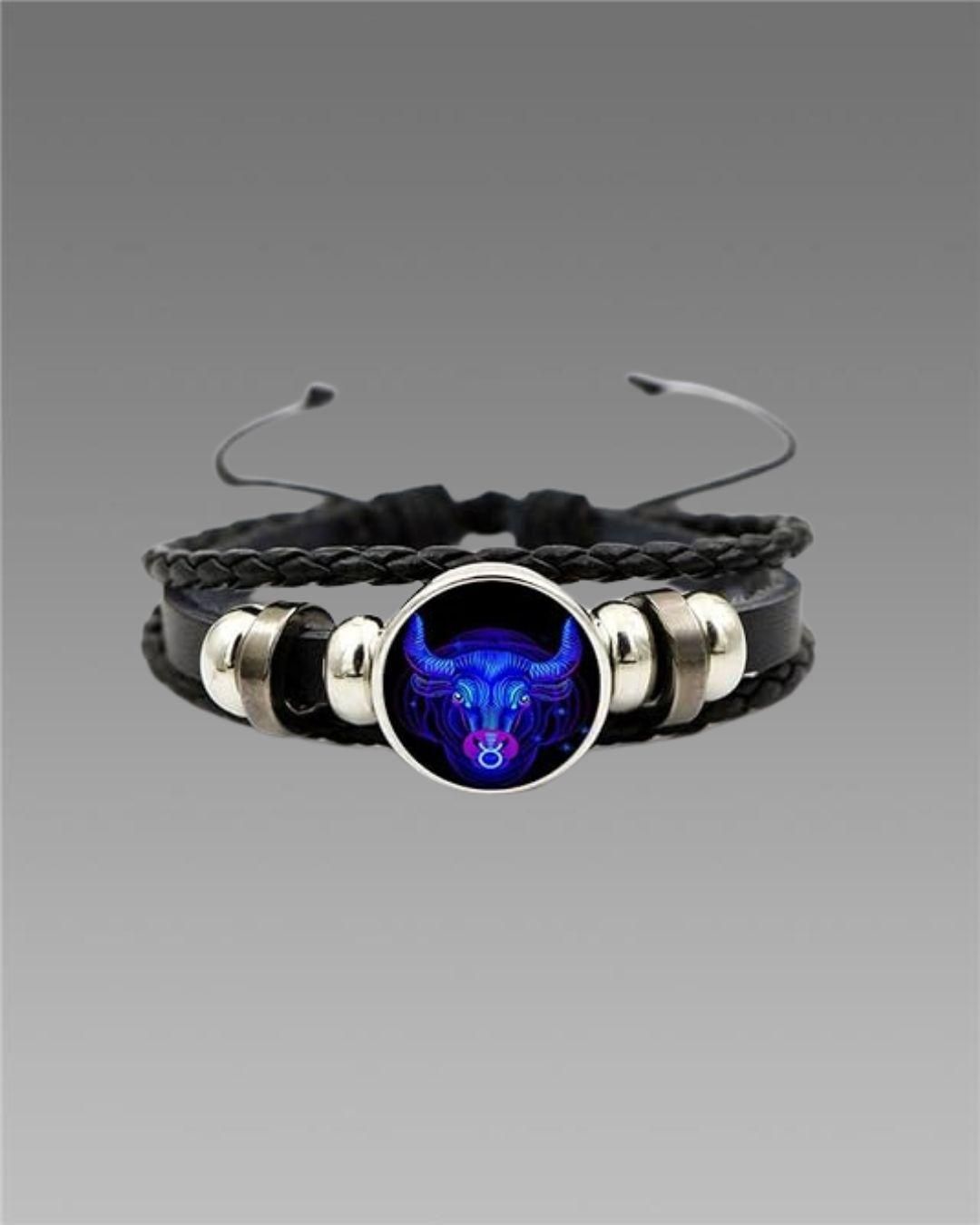 Constellation Zodiac Guardian Bracelet (Leather Adjustable)