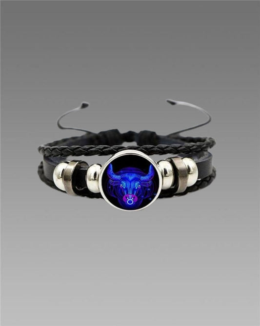 Constellation Zodiac Guardian Bracelet (Leather Adjustable)